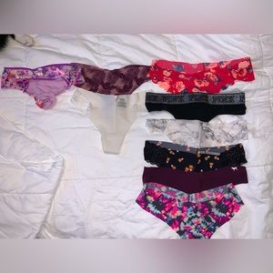 Victoria’s Secret Pink thong underwear.